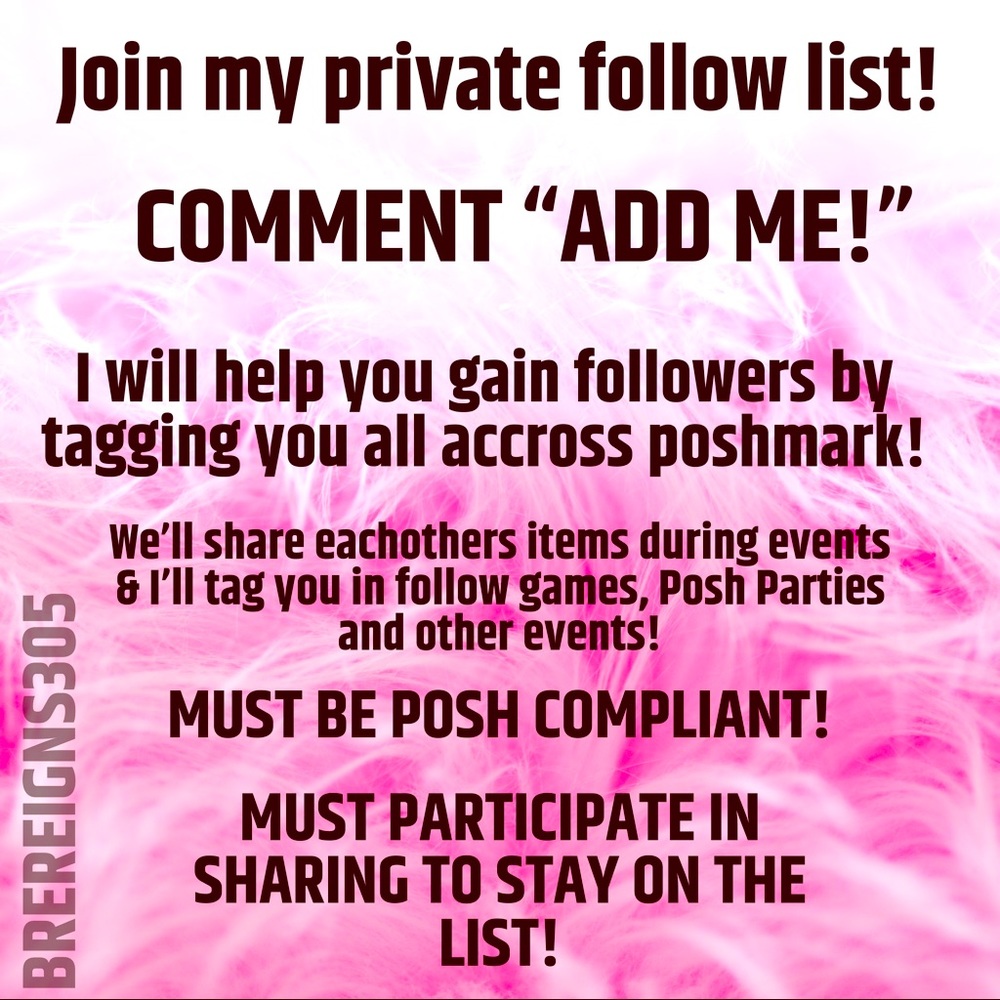 🌻Join my PRIVATE FOLLOW LIST HERE!!!🌻